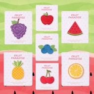 Fruits Paradise Self-adhesive Embroidered Patches- Stick On/ Iron On/ Sew On