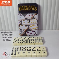 Domino stone Tin 12 games dominos