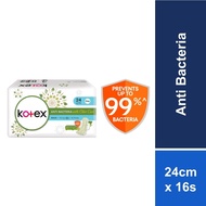 Kotex Natural Care Maxi Wing Anti-Bacteria Pad 24cm 16 pcs