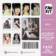 [IDLE] FANKIT IDLE GIRLFRIEND NOTEBOOK POCA PHOTOCARD SOYEON SHUHUA MINNIE MIYEON YUQI