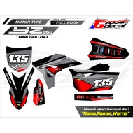 Decal Sticker YZ 250f 2010 - 2013 Full Body Sticker YZ 250f 2010 - 2013 Full Body Free Custom