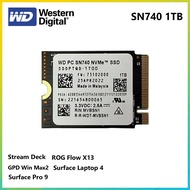 [Ready to Ship] Western Digital WD SN740 1TB M.2 NVMe 2230 PCIe 4.0x4 SSD for Steam Deck / Surface P