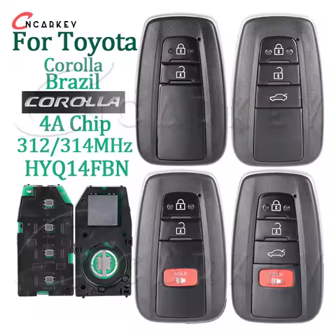 For Toyota Corolla Board 231451-2000 for Brazil 2019 2020 2021 2022 Car Remote Control Key FCC ID HY