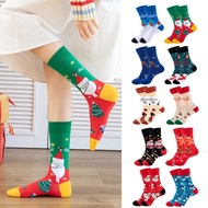 Christmas Socks Colorful Creative Fun Socks Children Cute Sock Christmas Gift Elk Snowman Santa Printed Socks for Men Women