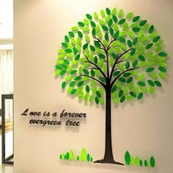 【DAORUI】Home Tree 3D Acrylic 3D Wall Sticker Living Room TV foyer Background Creative Office Decorat