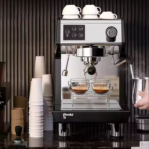 Professional Cafe Cafetera Expresso German E61 110V Semi Automatic Coffee Commercial Espresso Machin