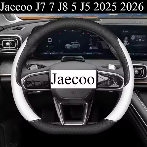 Leather Car Steering Wheel Cover for Jaecoo J7 7 J8 5 J5 8 2025 2026 Accessories