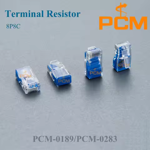 RJ45 Terminator with 120Ω Terminal Resistor 8P8C modular plug for DMX512 LED Lighting and Signal Ter