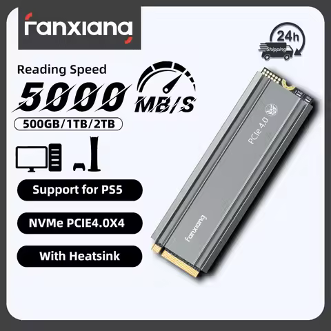 Fanxiang S660 M.2 NVMe SSD PCIe4.0x4 5000MB/s 500GB 1TB 2TB M2 SSD Internal Solid State Drive For PS
