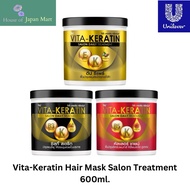 Unilever Vita-Keratin Salon Treatment Hair Mask 600ML Argan Oil nut oil rose oil Vitamin E B3