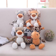 Safari Animals Stuff Toy Plush Cute Stuffed Toy Animals 8 Inches