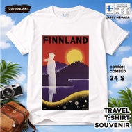 FINLAND 2-Piece SOUVENIR T-Shirt FINLAND STATETAG 24S COTTON PREMIUM SOUVENIR GIFT