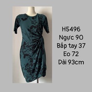 H5496 54 Women's party dress, 2hand street dress, classic ootd secondhand