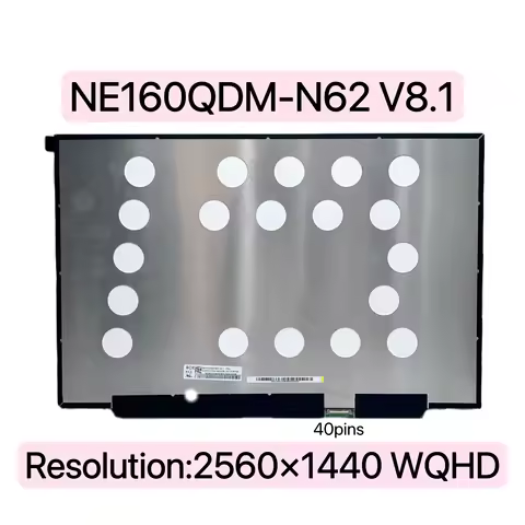 NE160QDM-N62 V8.1 Laptop LCD Matrix For Ideapad 5 pro-16ACH6 82L5 100% sRGB 40Pin 2560×1600 3K Scree
