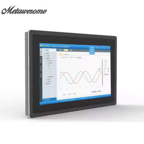 23.8 Inch Industrial All in One PC Embedded Multi Touch Screen Panel PC Computer Waterproof Front fo