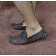 Casual Cowhide Shoes Wr leather 100% genuine crazy horse cowhide