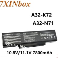 7XINbox A32-K72 A32-N71 10.8V/11.1V 7800mAh Battery For ASUS A72 X77JQ N73 N73S K72 K73SV K72JK K73 