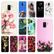 Samsung Galaxy A8 2018 Case Patterned Soft Back Cover Samsung A8 Plus A8+ A 8 2018 TPU Phone Casing