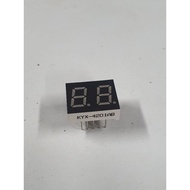 7 segment 2 digit led display blue color