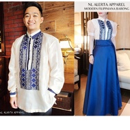 【COD】 MODERN FILIPINIANA BARONG FOR MEN AND WOMEN (INDIVIDUAL SELLING)