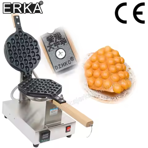 DZHKC HK-2008A HongKong bubble egg waffle maker directly electric Non-stick egg waffle machine of he