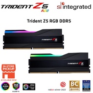 G.Skill Trident Z5 RGB 32GB (2x16GB) DDR5 6000MHz [INTEL XMP] Extreme Performance Ram - Black/Silver