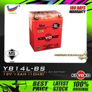 BATERI MOTOSIKAL KOYOKO G2 NANOGEL BATTERY YB14L-BS SIRIM CERTIFIED
