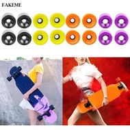 [SharprepublicefMY] 4-pack 70mm Longboard PU Wheels, Replacement Skateboard Wheels, 78A Hardness, Cr