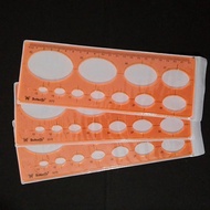 Ellipse Mall - Screen Printing Ruler - Oval Butterfly Ruler BT-2070