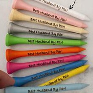 1/10 Pcs Personalised Golf Tees, 4.2cm/5.4cm/7.0cm/8.3cm Coloured Golf Tees, Personalised Golf Gift,