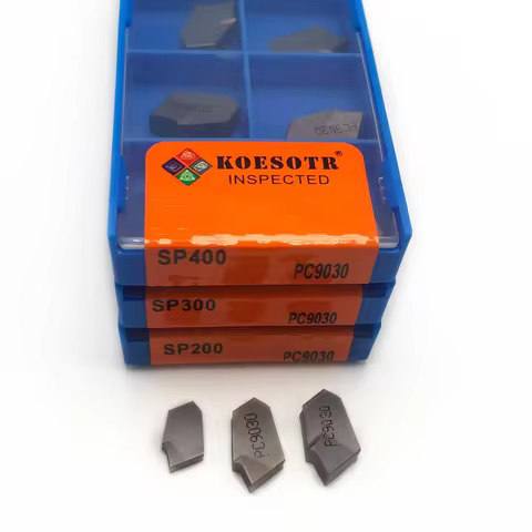 Machine tool grooving inserts SP200 SP300 SP400 PC9030 NC3020 NC3030 grooving carbide inserts SP 300
