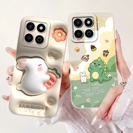 For Honor X7c 5G Case ALT-NX1 Cover Cute Rabbit Dinosaur Soft Silicone Lens Protective Cases Honor 2