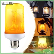 ERDIANS Sissi Bóng Đèn LED 4 Chế Độ Hiệu Ứng Ngọn Lửa Mô Phỏng Tự Nhiên Đèn Trang Trí E27 5W
