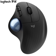 เมาส์ไร้สาย Bluetooth Logitech Ergo M575S สำหรับการวาดแบบ CAD และ Photoshop ในที่ทำงาน คีย์บอร์ดแบบไ