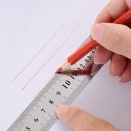 Stainless Steel Ruler Straight Edge Metal Ruler Set