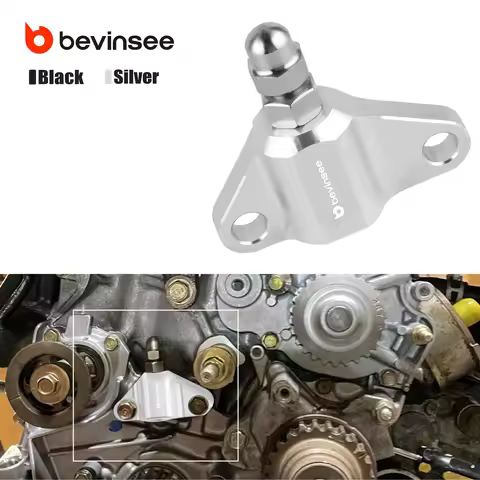 BEVINSEE Aluminum Manual Timing Belt Tensioner for 1993-2001 Honda Prelude H-Series H22 H23A, Car Ac