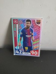 Topps Match Attax Lionel Messi 足球卡
