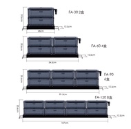 Transparency SOBO drawer drip box FA30 FA60 FA90 FA120[set] suitable tank aquarium, double-layer upper filter, filter layer can be extended