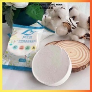 (COMBO of 5) GREEN COMPRESSED BATH TOWEL 73G - Thick Cotton, Fast Water Absorption