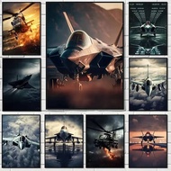 F-35 fighter jet Eurofighter Typhoon V3 fighter jet Poster No Frame Canvas Painting Wall Decor