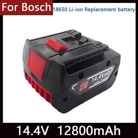 14.4V 12800mAh Rechargeable Battery for Bosch Power Tool for GBH GDR GSR 1080 DDS180 BAT614G Replace