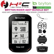 Bryton Rider 420 420E 420T Wireless GPS GNSS / ANT+ BLE Bike Bicycle Cycling Computer 420T