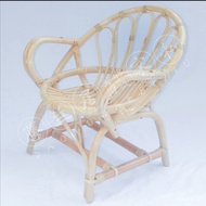 superior productsSmall Rattan Chair Real Rattan Small Armchair Rattan Chair Recliner Chair Children Chair Household Leis