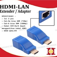Hdmi Extender Extension Adapter Ethernet LAN Cable 30M RJ45 Cat5 Cat6