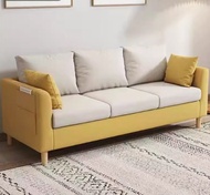 Three seater Fabric sofa couch comfortable sofa Sofa small apartment Nordic modern simple sofa 沙发小户型北欧现代简约三人沙发