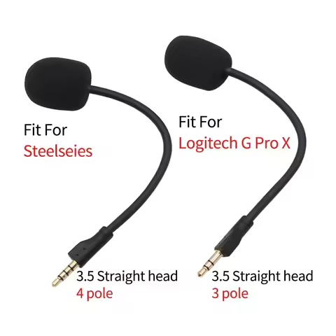 3.5mm Replacement Microphone For Logitech G Pro X Game Microphone For Steelseies ARCTIS 1 E-Sports H