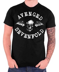 Avenged Sevenfold A7X Deathbat Crest Logo New Official Mens T Shirt [Apparel] Black