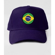 Premium Baseball Cap CAMOE Brazil Flag Brazil Flag