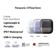 Panasonic Compact Wet and Dry 3-blade electric shaver with USB C charging ES-CM3A-K451