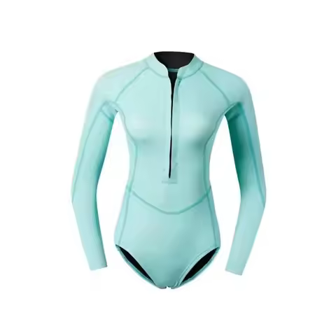 2mm diving suit, women's wet suit, one-piece swimsuit, surfing, snorkeling, deep diving, sun protect